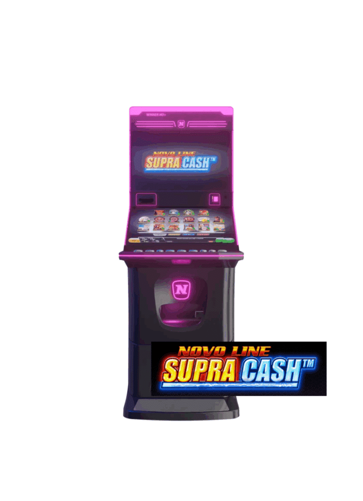 Máquina tragaperras Novo Line Supra Cash de Novomatic, tipo B para bares
