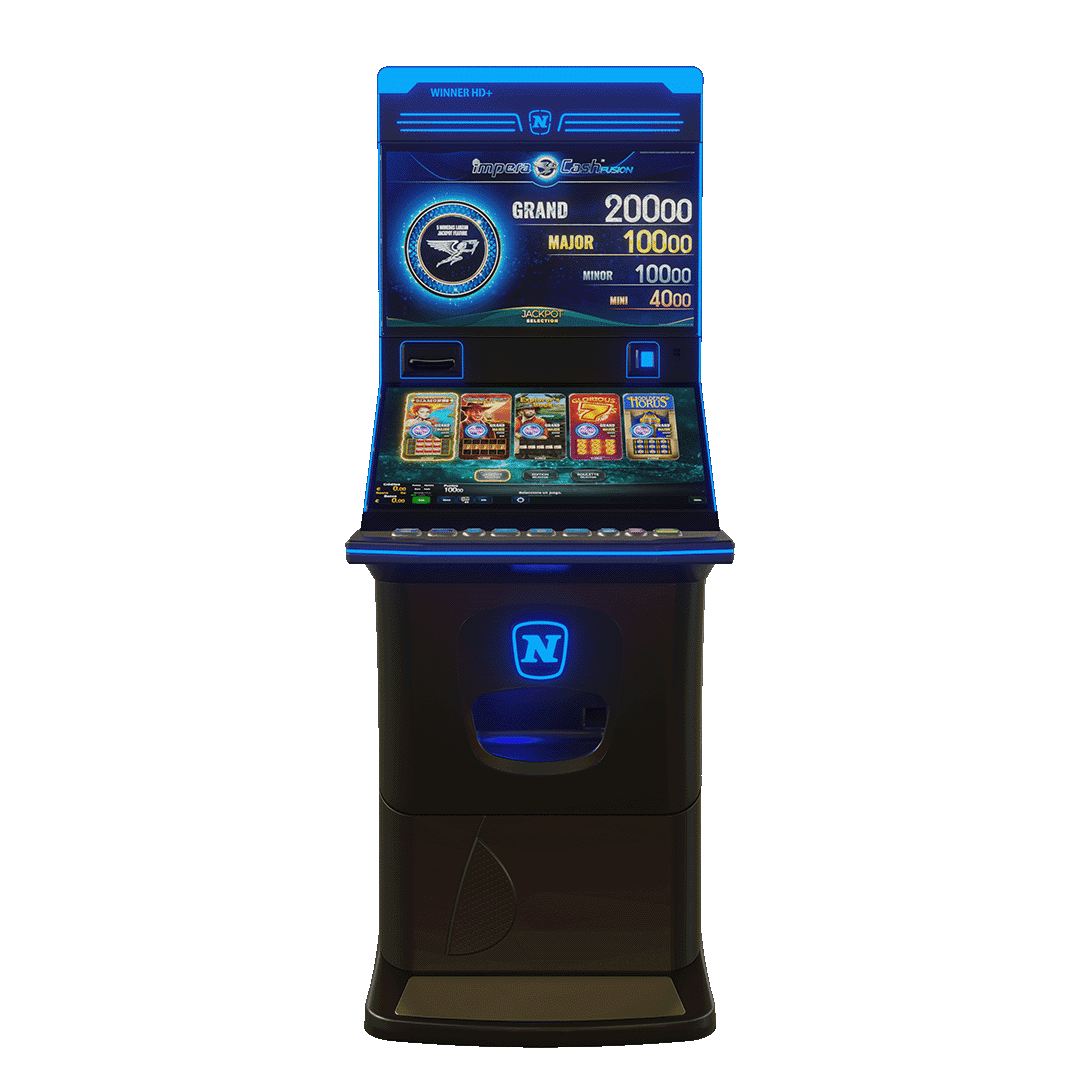 Máquina recreativa Impera Cash Fusion de NOVOMATIC para bares