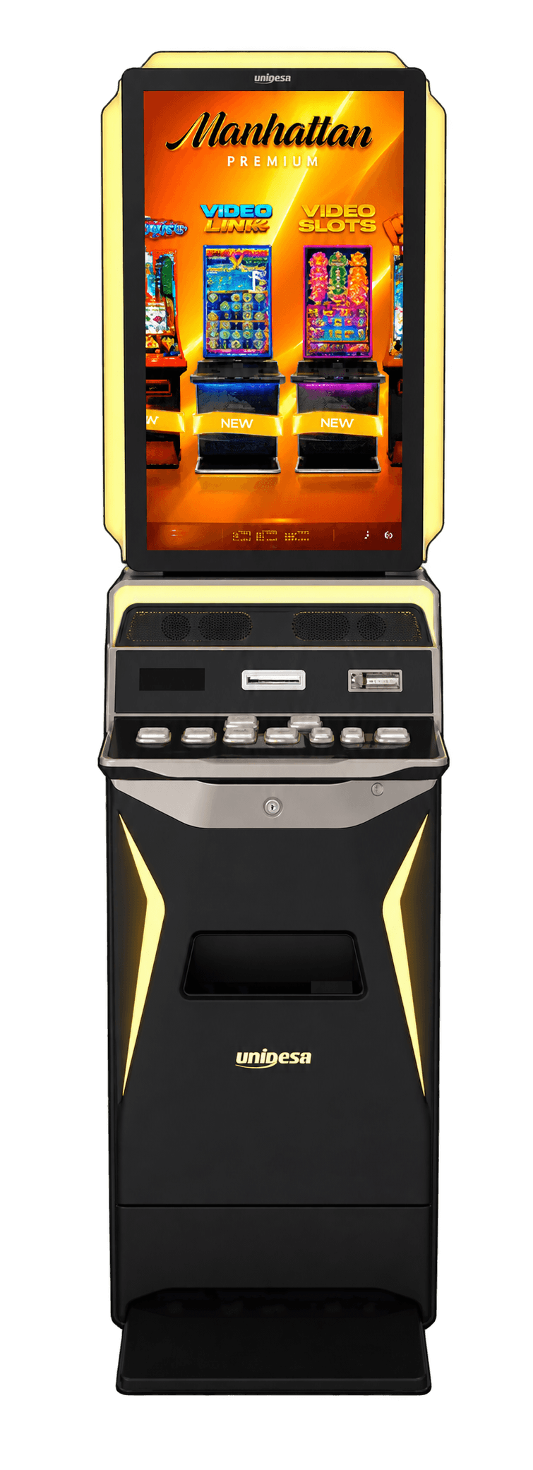 Máquina recreativa Manhattan Premium de UNIDESA para bares