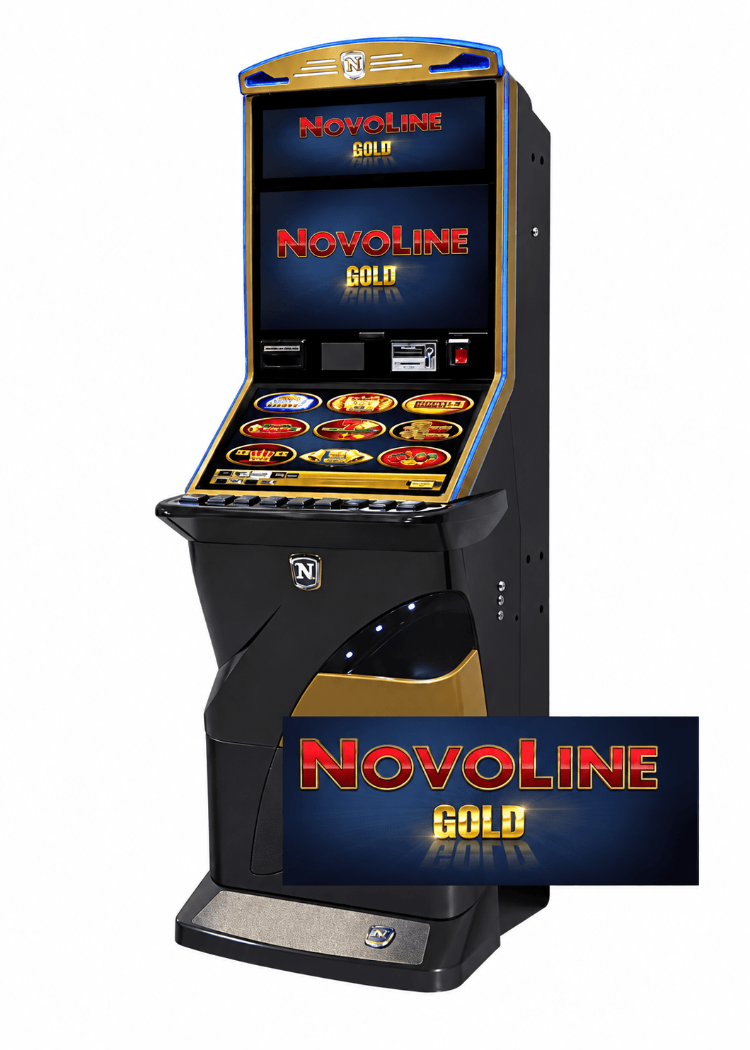 Máquina recreativa Novo Line Gold de NOVOMATIC para bares